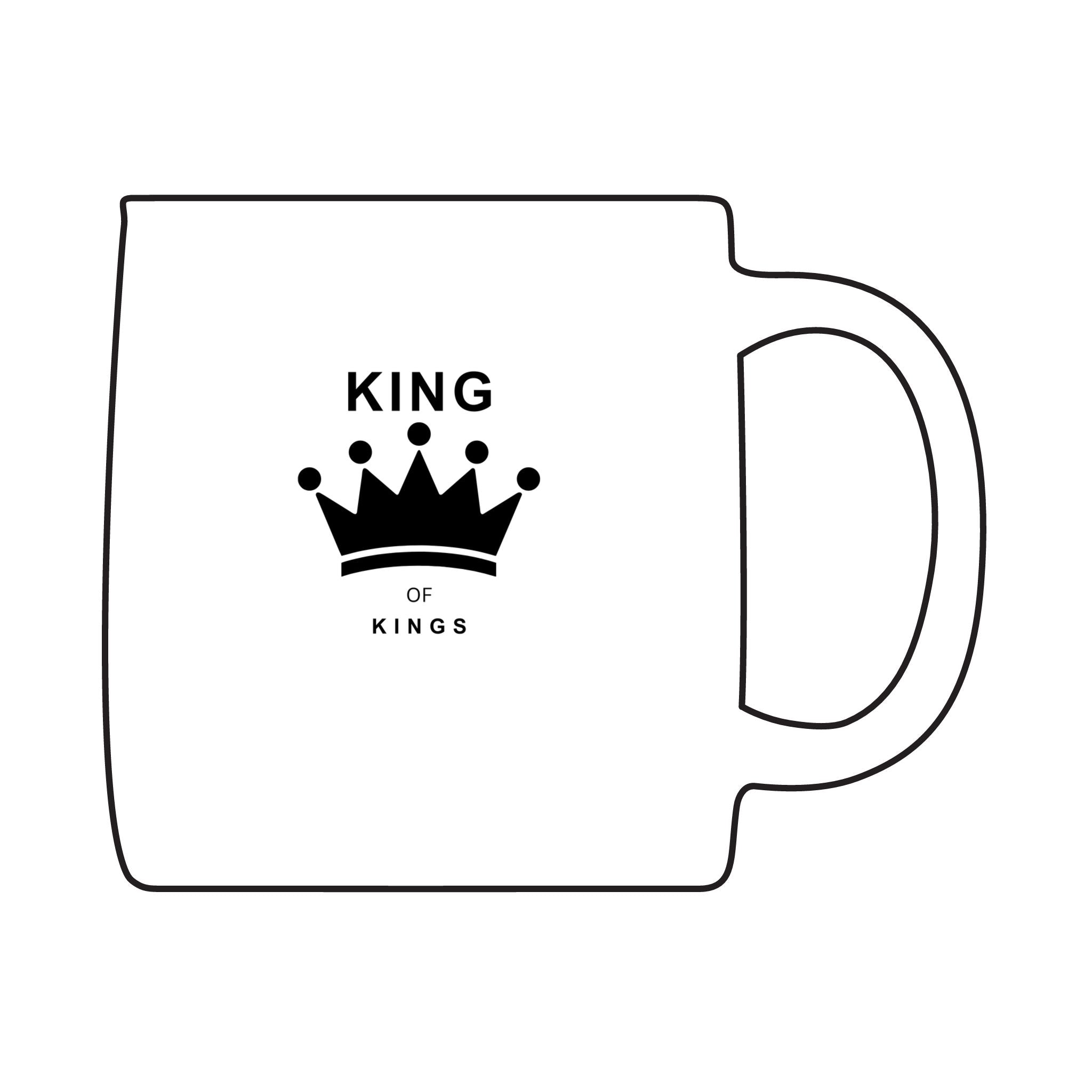 Engraved Coffee Mugs for Kings | Inspirational Drinkware Gift | Perfect for Birthdays, Holidays, and Everyday Inspiration